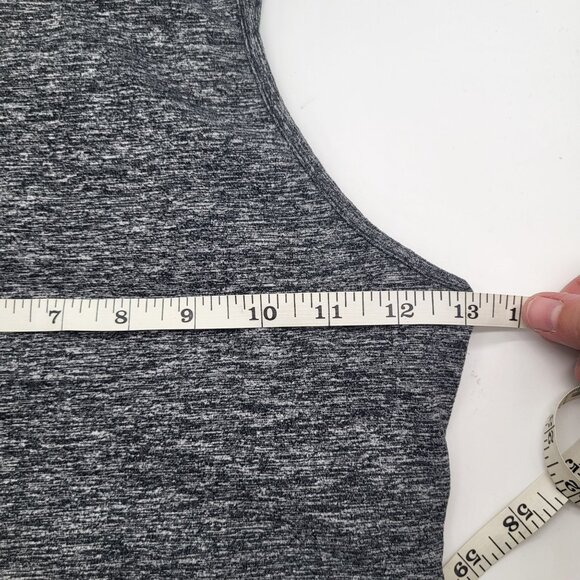 Lou & Grey Women's XS/S Space Dye Black Gray White Sports Bra Athleisure Yoga - Picture 5 of 8